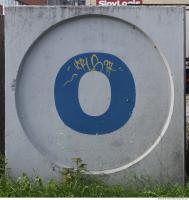 concrete sign letter 0002